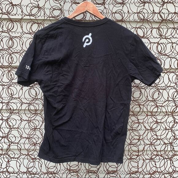 Peloton Century 100 black short sleeve T-shirt SMALL - Picture 5 of 5
